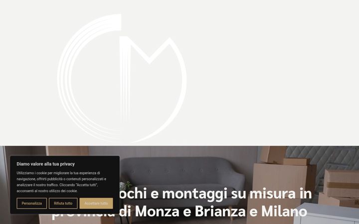 Screenshot of cm-traslochi.it