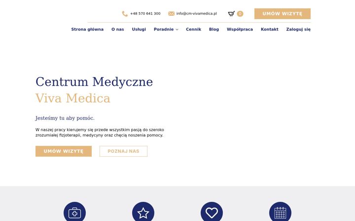 Screenshot of cm-vivamedica.pl
