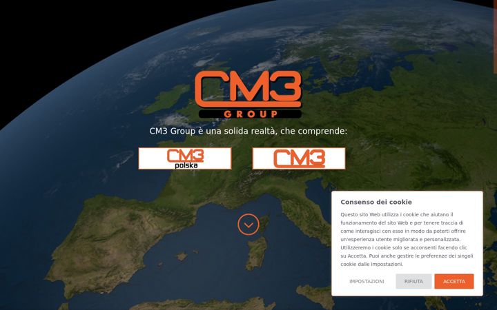Screenshot of cm3group.eu