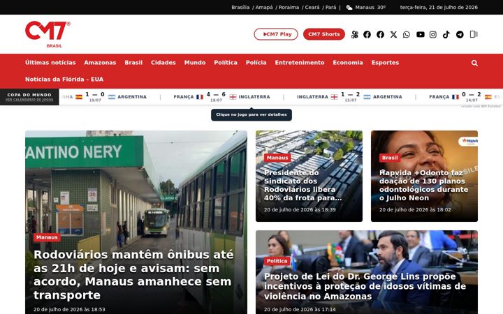 Screenshot of cm7brasil.com