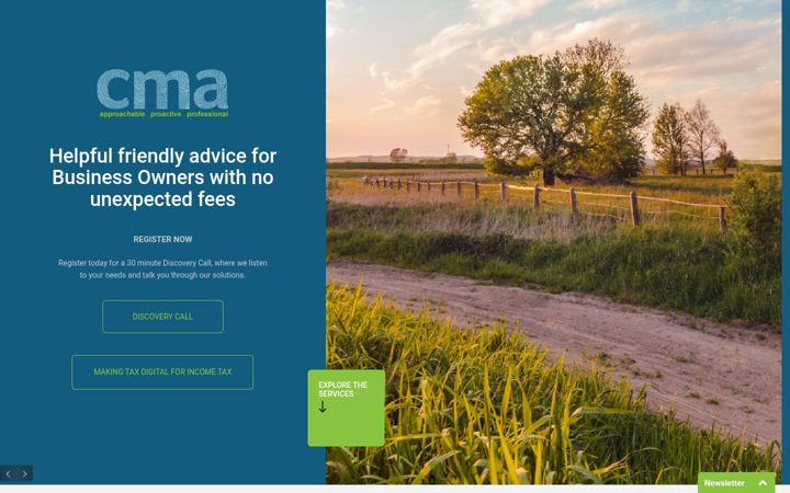Screenshot of cma-accountancy.com