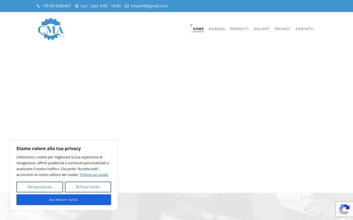 Screenshot of cma-automazioni.it