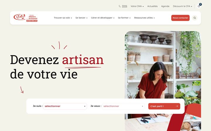Screenshot of cma-auvergnerhonealpes.fr