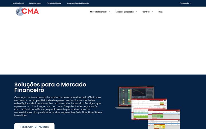 Screenshot of cma.com.br