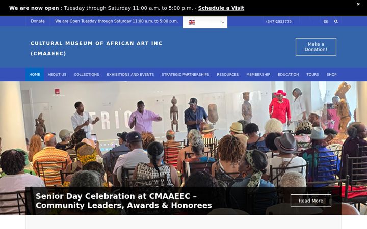 Screenshot of cmaaeec.org