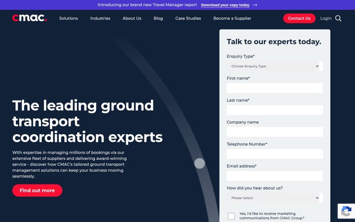 Screenshot of cmacgroup.com