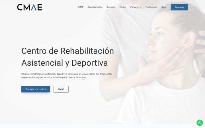 Screenshot of cmae.es