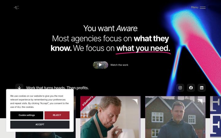 Screenshot of cmagency.co.uk
