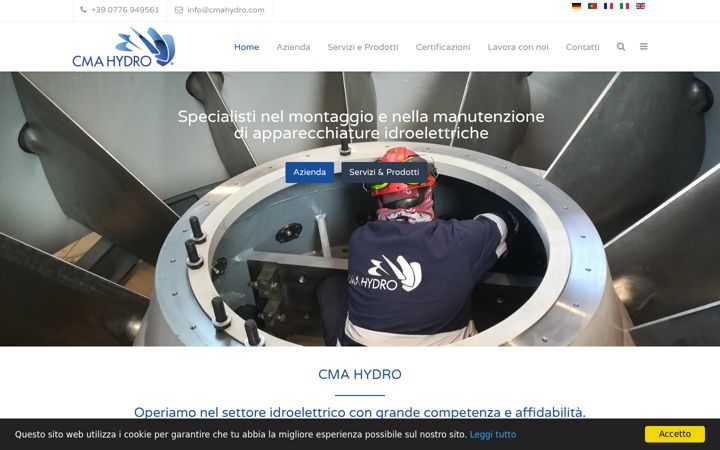 Screenshot of cmahydro.com