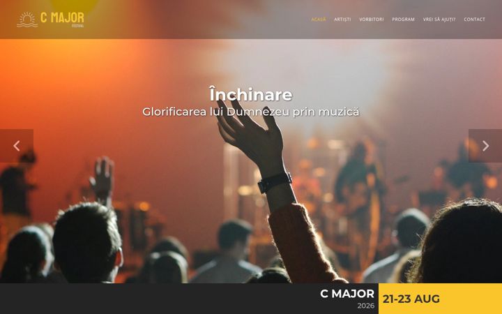 Screenshot of cmajor.ro