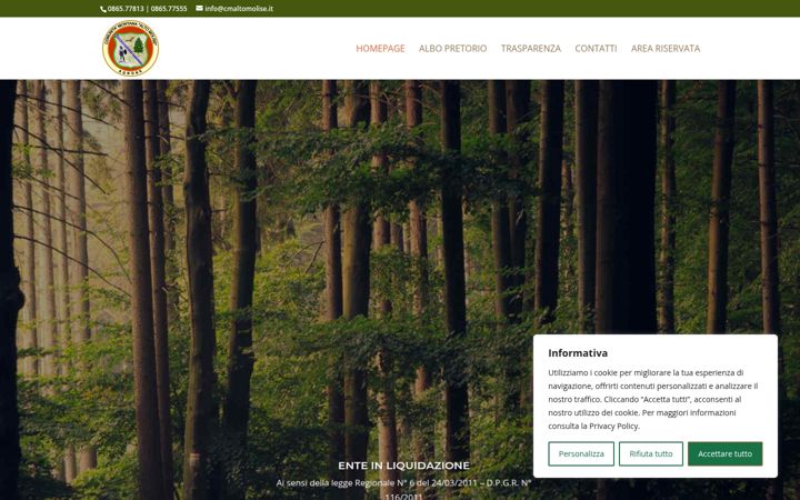 Screenshot of cmaltomolise.it