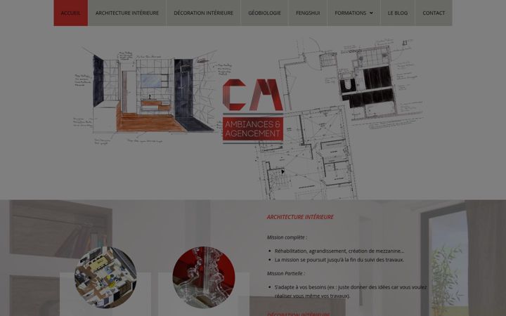 Screenshot του cmambiancesetagencement.fr
