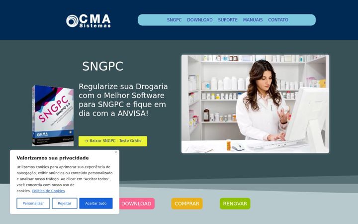 Posnetek zaslona cmasistemas.com.br