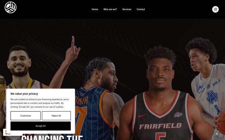 Screenshot of cmasport.com