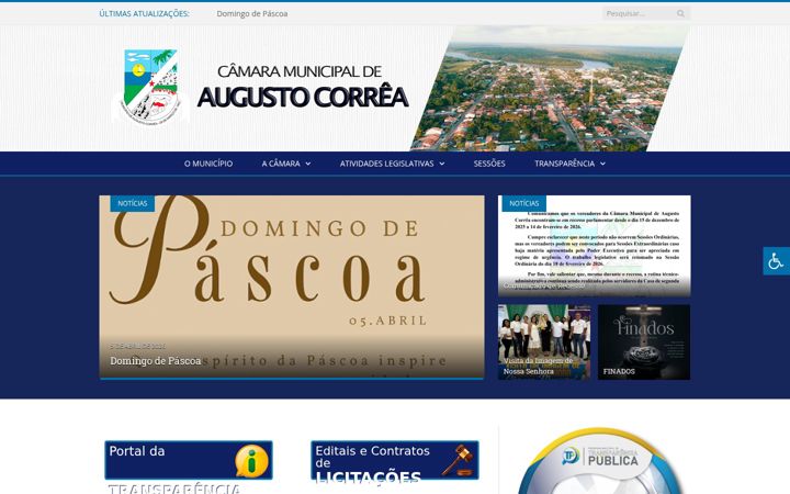 Posnetek zaslona cmaugustocorrea.pa.gov.br
