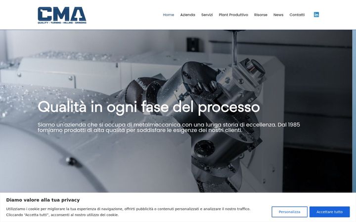 Screenshot of cmavigano.it