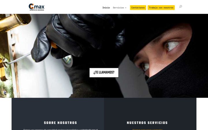 Screenshot of cmaxseguridad.es