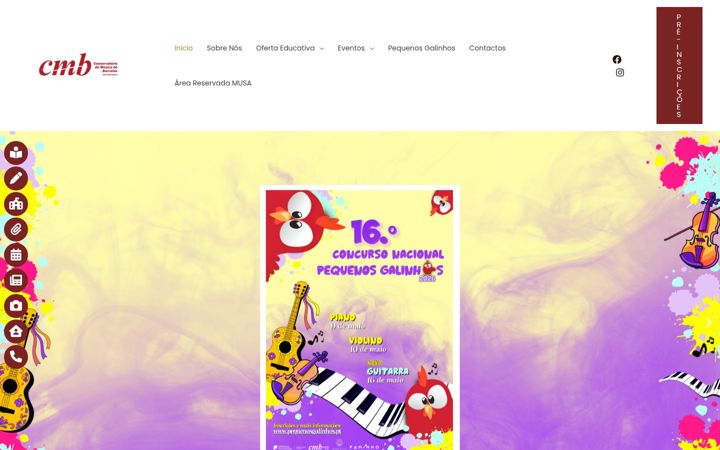 Zrzut ekranu cmb.edu.pt