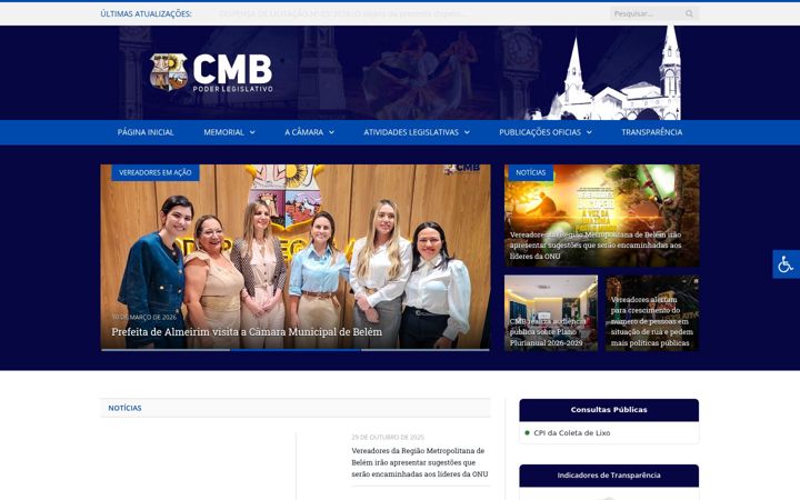 Posnetek zaslona cmb.pa.gov.br