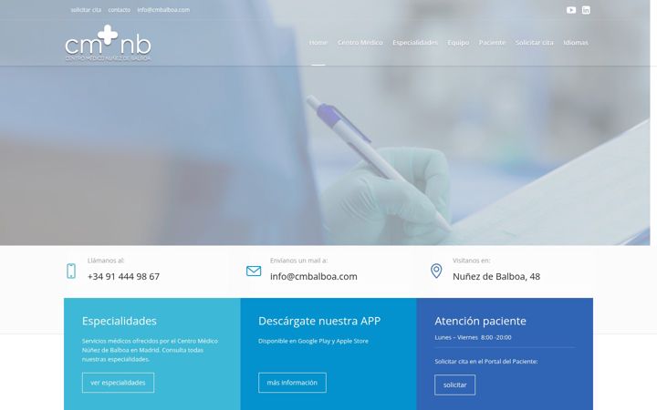 Screenshot of cmbalboa.com