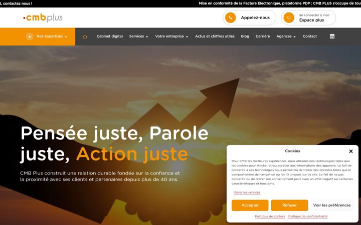 Screenshot of cmbplus.fr