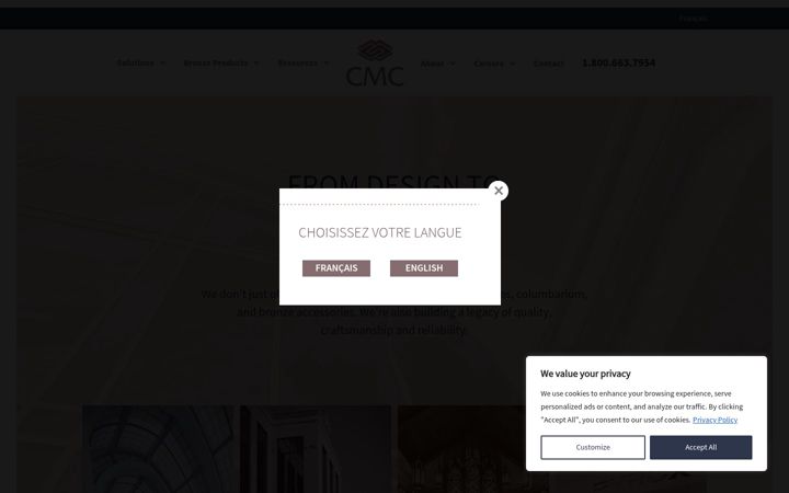 Screenshot of cmc-carrier.com