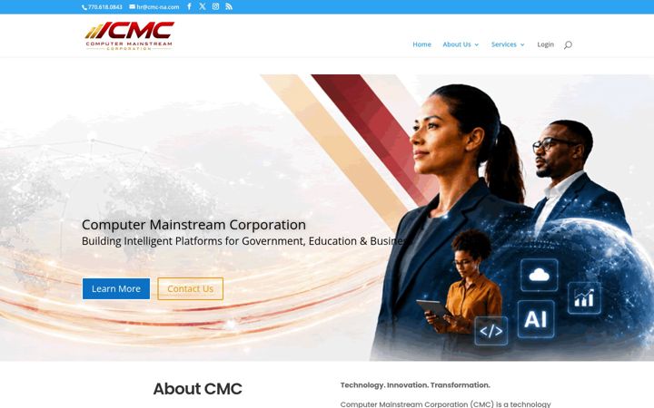 Screenshot of cmc-na.com