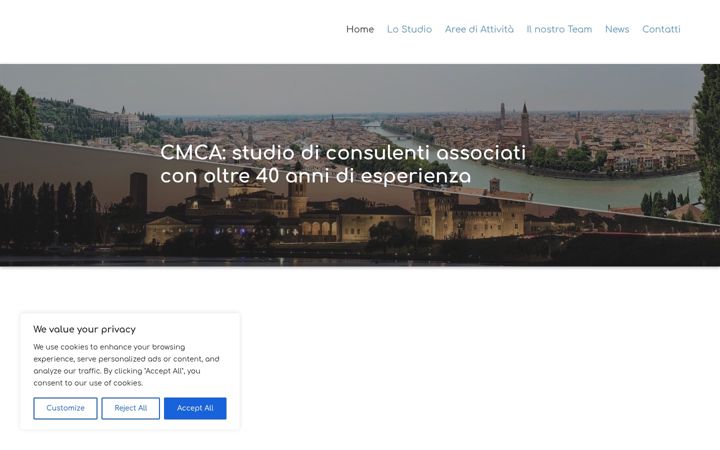 Screenshot of cmcaconsulentiassociati.it