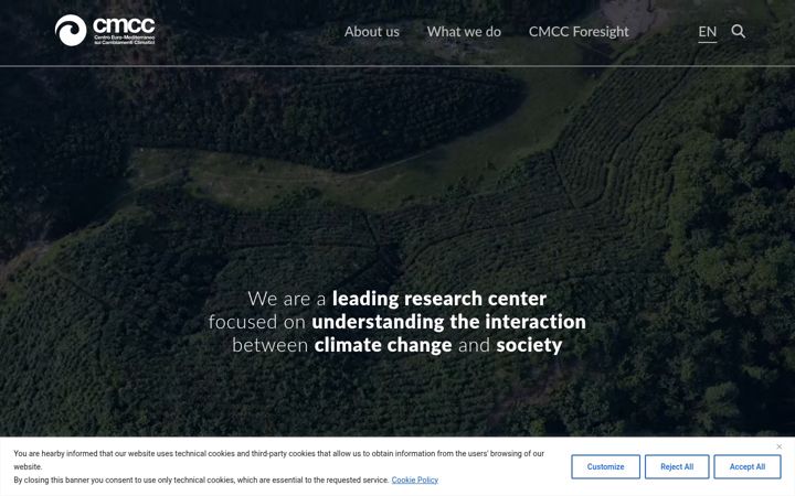 Screenshot di cmcc.it