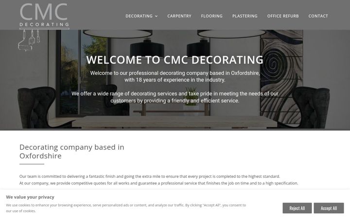 Screenshot of cmcdecorating.co.uk