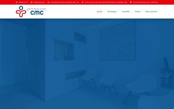 Screenshot of cmciney.be
