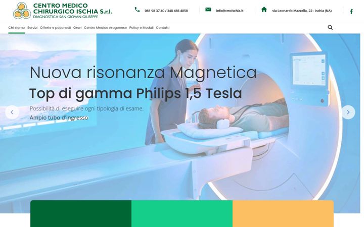 Screenshot of cmcischia.it