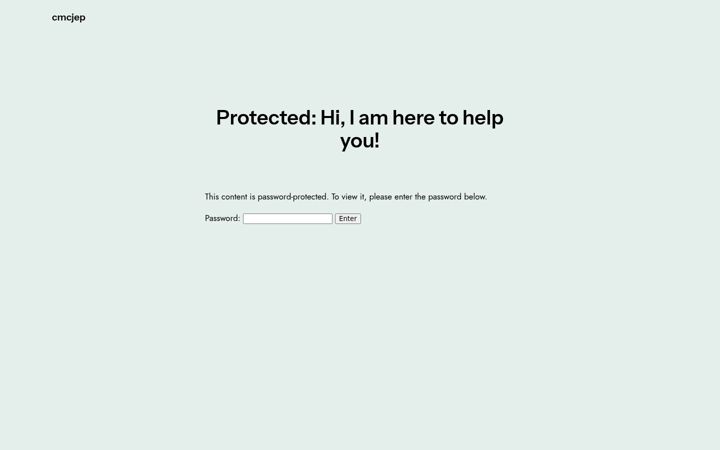 Screenshot of cmcjep.com