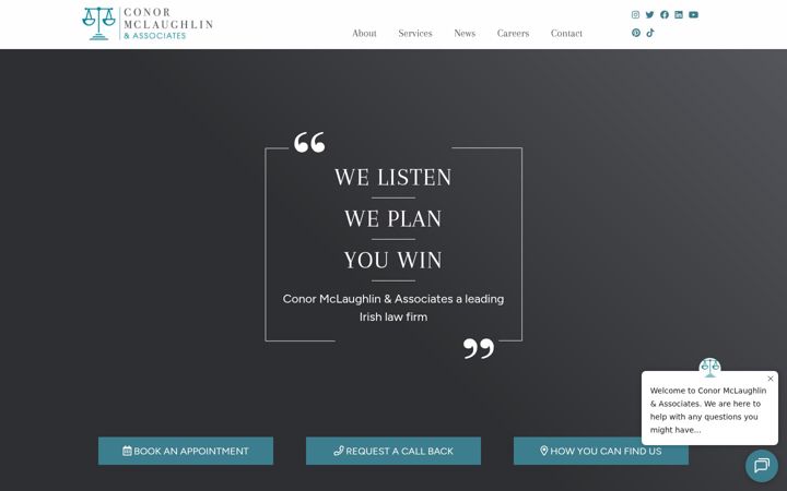 Screenshot of cmclassociates.com