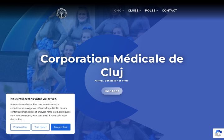 Screenshot of cmcluj.fr