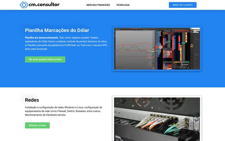 Screenshot ta' cmconsultor.com.br