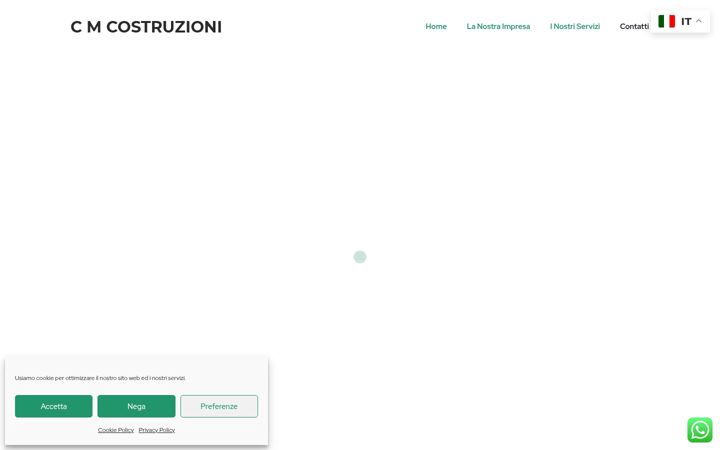 Screenshot of cmcostruzionigrotte.it