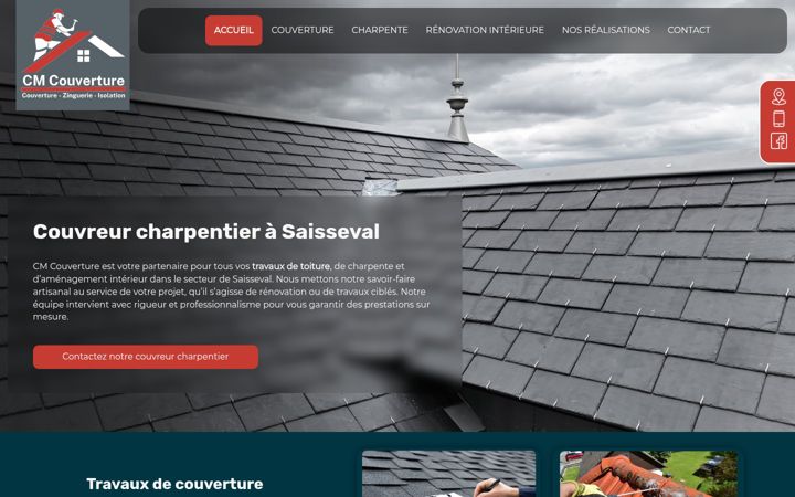 Screenshot of cmcouverture.fr