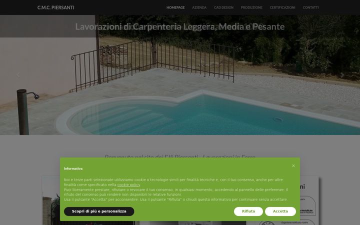 Screenshot of cmcpiersanti.it