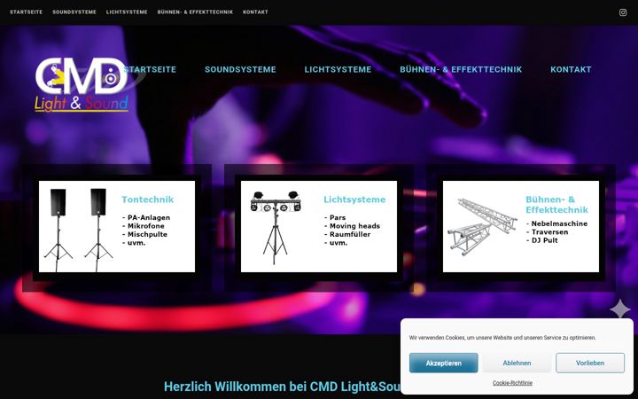 Screenshot of cmd-world.de