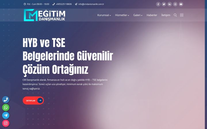 Екранна снимка на cmdanismanlik.com.tr