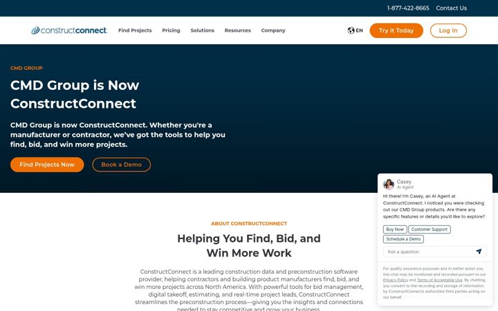 Screenshot of cmdgroup.com