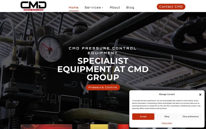 Screenshot of cmdgroup.scot