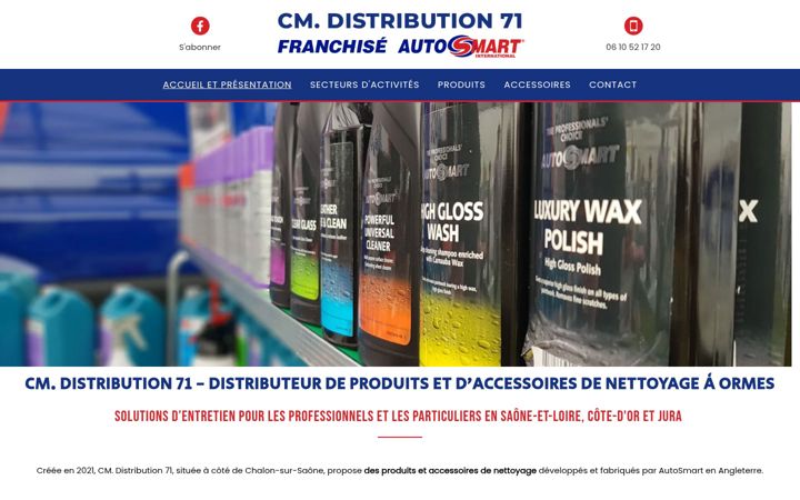 Screenshot of cmdistribution7121-autosmart.fr