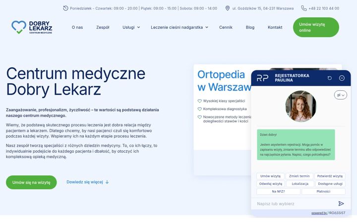 Posnetek zaslona cmdobrylekarz.pl