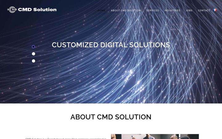 Screenshot of cmdsolution.eu