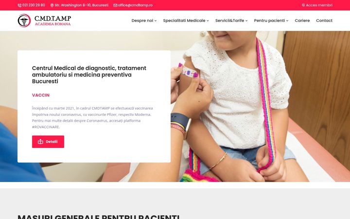 Screenshot of cmdtamp.ro