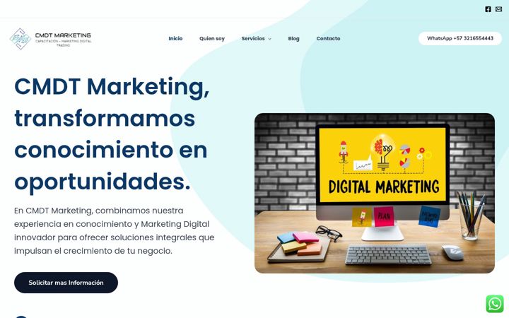 Screenshot of cmdtmarketing.com