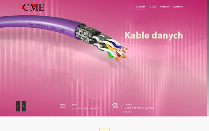 Posnetek zaslona cme.net.pl