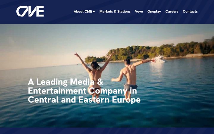 Screenshot of cme.net